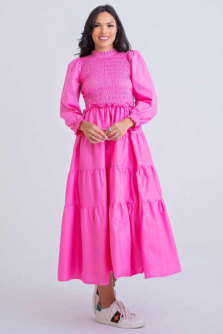 Smock Maxi Dress Shop Karlie Smock Maxi Dress Shop Karlie