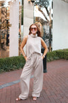Scuba Mock Sleeveless Top