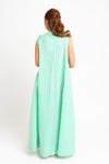 Seersucker Stripe Scoop Maxi Dress