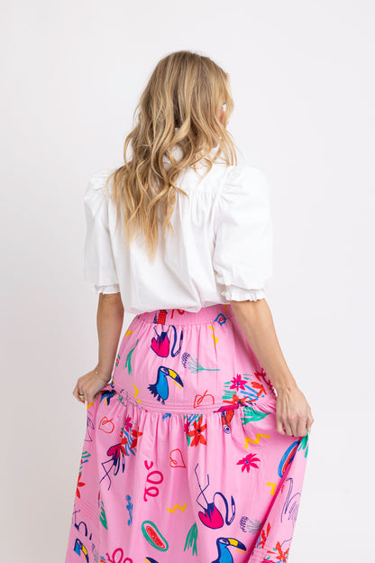 Artist Tier Maxi Skirt
