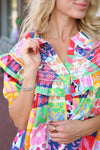 Fruit Quilt Peter Pan Stitch Dress