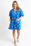 Poppy Scallop Vneck Dress