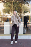 Solid Turtleneck Sweater