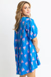 Poppy Scallop Vneck Dress