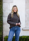 Solid Turtleneck Sweater