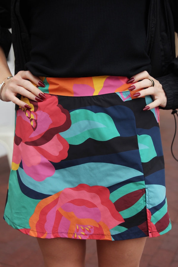 Big Floral Weekend Skort