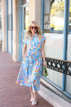 Santorini Pocket Shirt Dress Maxi