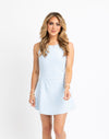 Solid Scallop Vback Kourt Dress