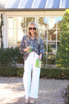 Italian Fruit Vneck Top