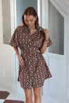 Floral Poplin Shirt Dress