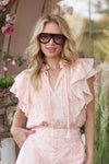 Eyelet Vneck Sleeveless Top
