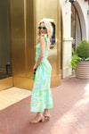 Seashell Poplin Smock Maxi Dress