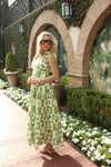 Ibiza Tie Shoulder Tier Maxi Dress