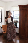 Bandana Smock Tier Maxi Skirt