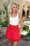 Solid Smock Bubble Skort