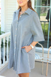 Check Shirt Dress