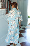 Palm Leaf Floral Maxi Dress