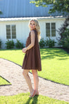 Denim Scoop Swing Dress