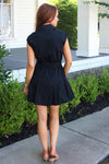 Solid Poplin Sheridan Shirt Dress with Belt