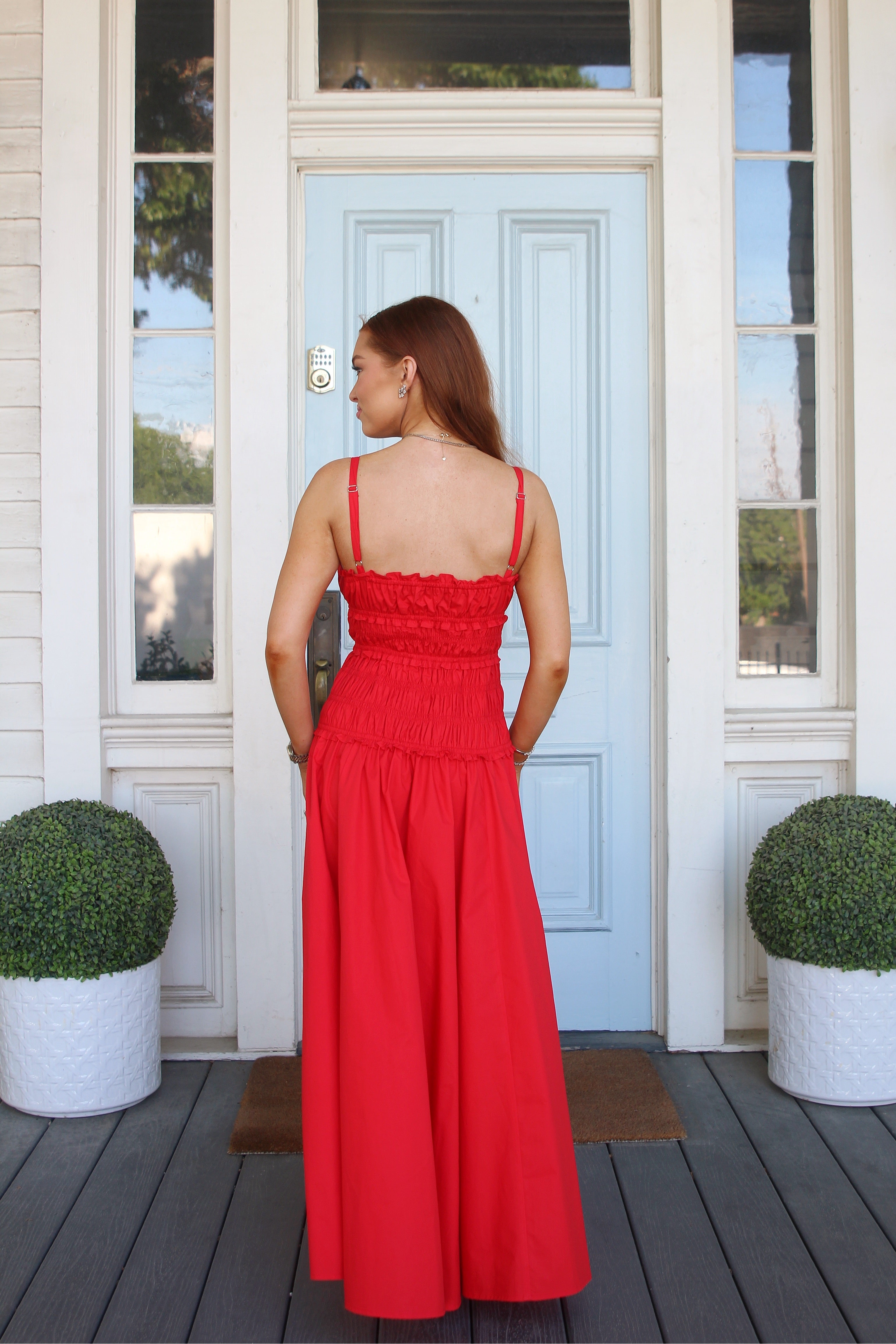 Solid Smock Cami Maxi Dress