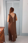 Solid Double Vneck Scallop Dress