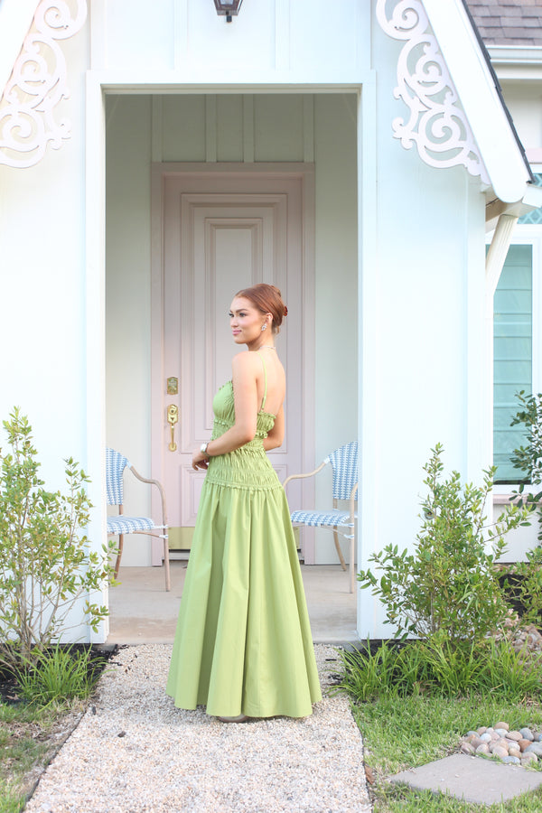Solid Smock Cami Maxi Dress