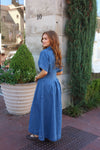 Denim Shirt Dress Maxi