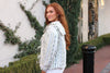 French Floral Quilt Collar Jacket