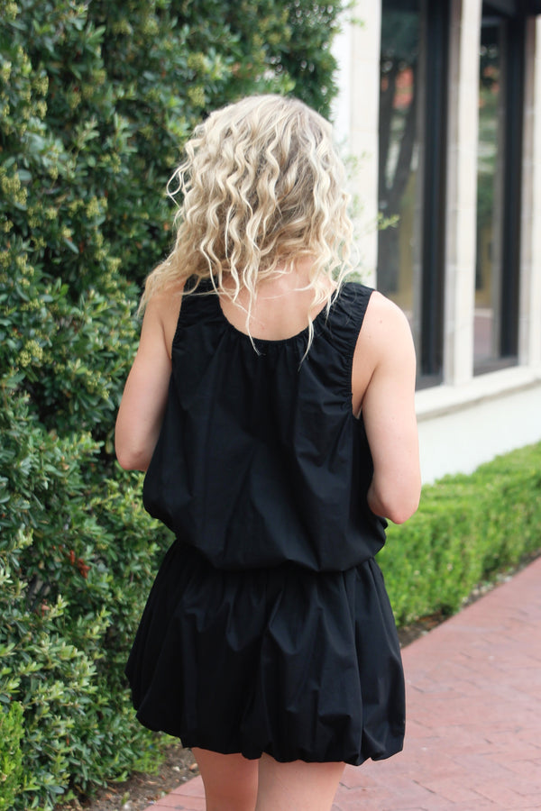 Solid Poplin Bubble Skirt
