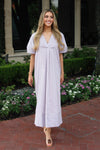 Stripe Poplin Signature Maxi Dress
