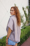 Stripe Collar Signature Top