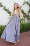 Check Scoop Maxi Dress