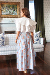 Solid Poplin Peter Pan Collar Top