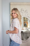 French Floral Signature Top