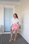 Signature Poplin Vneck Top