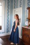 Denim Smock Tank Maxi Dress