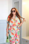 Island Fruit Gauze Signature Top