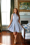 Stripe Chambray Shirt Dress