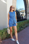 Denim Button Vest