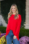 Solid Novelty Cashmere Blend Crew Sweater