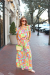 Fruit Gauze Smock Pant