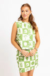 Ibiza Button Sleeveless Top