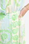 Sea Shell Drape Button Romper