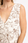 Baha Coconut Hut Vneck Dress