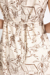 Baha Coconut Hut Vneck Dress