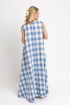 Buffalo Check Scoop Maxi Dress