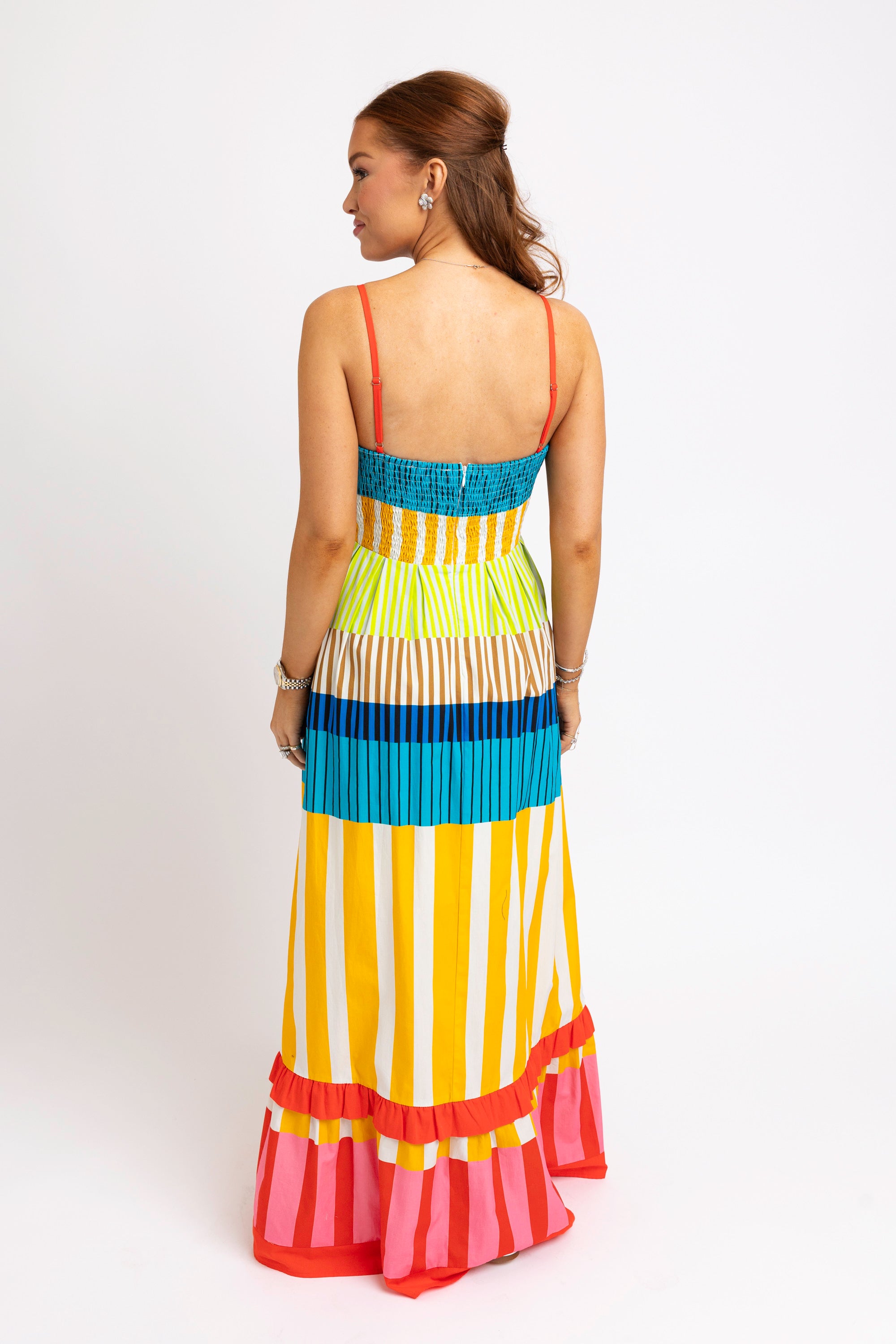 Stripe Cami Maxi Dress