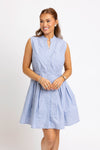 Stripe Chambray Shirt Dress