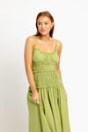 Solid Smock Cami Maxi Dress