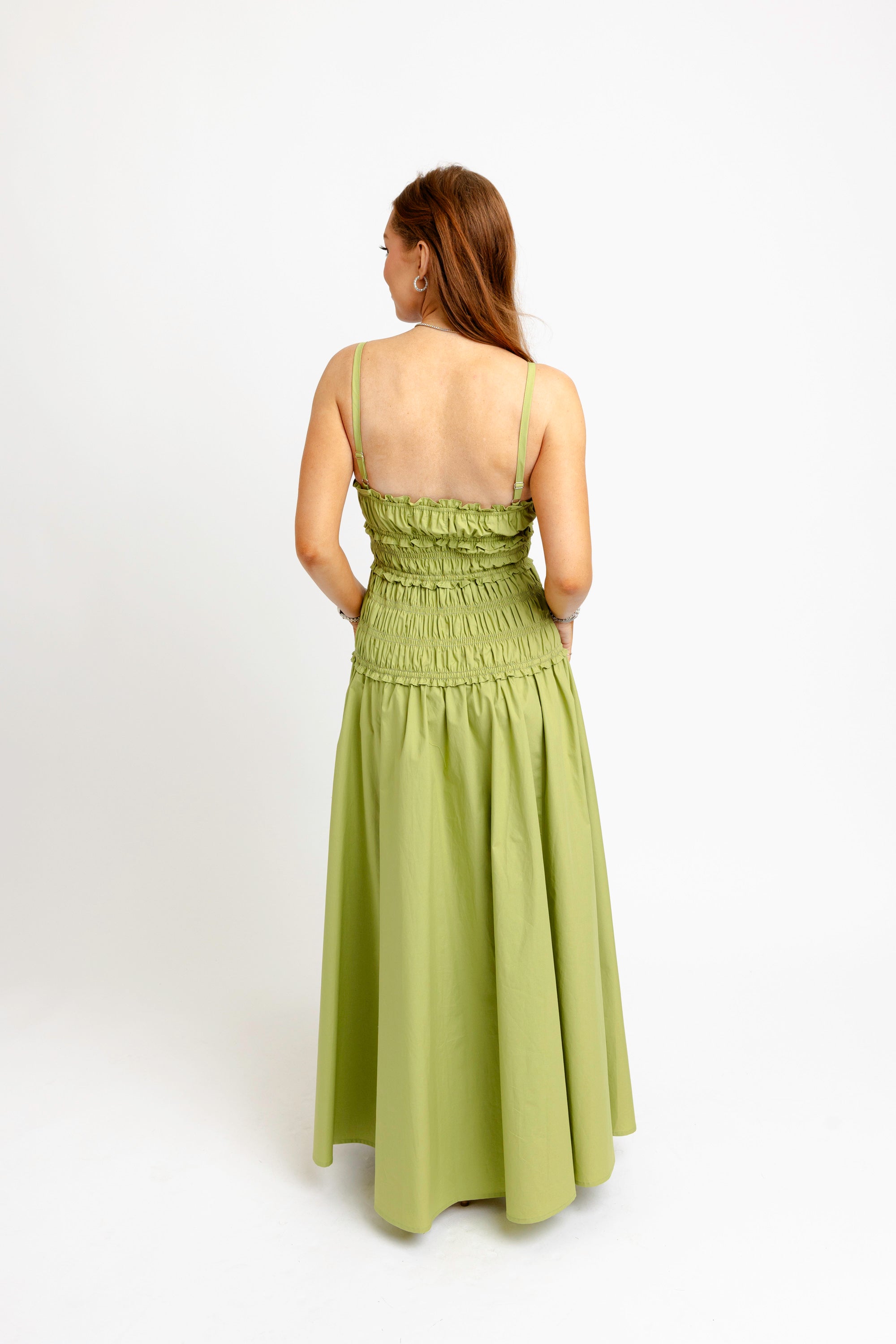 Solid Smock Cami Maxi Dress